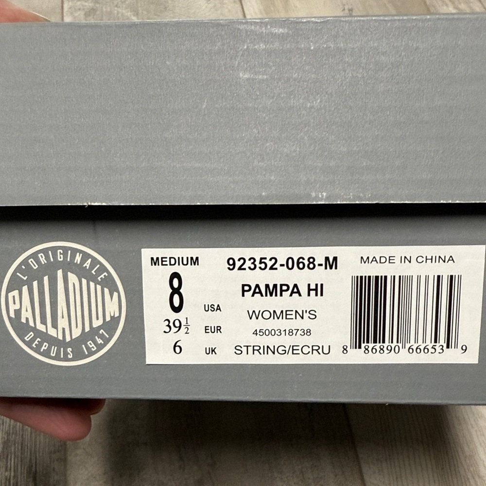 Palladium High-Top Sneakers - Ecru - Picture 5 of 5